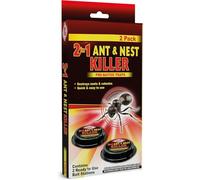 Ant Killer Bait Stations 2pk - Destroy Ants & Nest Colonies | Indoor Strong Ant Killer Traps Control For Home & Garden | Kill Entire Colonies | Easy To Use & No Mess vs Powder/Spray