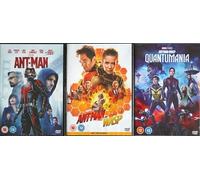 ANT-MAN 1-3 COMPLETE COLLECTION - PEYTON REED TRILOGY / 1. ANT-MAN / 2. ANT-MAN AND WASP / 3. QUANTUMANIA = ULTIMATE 3x DVD UK SET