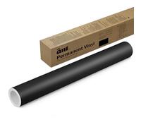 ANT Matte Black, 24" x 30’, Permanent Vinyl Roll, Adhesive Vinyl Roll, for DIY Project, Decal, Sticker, Compatible with Cricut, Cameo, Silhouette, Weather-Resistant