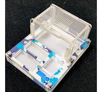 ANT Mini DIY Acrylic Flat Farm Nest with Feeding Area House for Queen Laying Eggs Anthill with Moisturizing Zone (Winter)