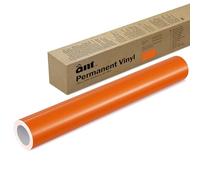 ANT Orange, 24" x 50’, Permanent Vinyl Roll, Adhesive Vinyl Roll, for DIY Project, Decal, Sticker, Compatible with Cricut, Cameo, Silhouette, Weather-Resistant