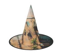 Ant perspective Halloween Witches Hats Witch Headbands Wizard Hat Costume Accessories Cosplay for Party Masquerade Foldable 1
