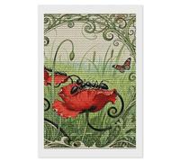 Ant Petal Line Diamond Art Kits for Adults 8"x12" DIY Diamond Painting Kit for Beginners Gem Art Painting with Round Full Drill Diamonds DIY Paint Paintings for Home Wall Decor Gift