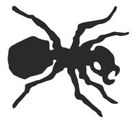 Ant prodigy Vinyl Decal Sticker car Van Bike Home Wall Window Gift Crafts (Blue, 10cm x 9.2cm)