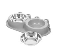 Ant Proof Cat Bowl Double Pet Feeder Bowl with Moat Pp Base
