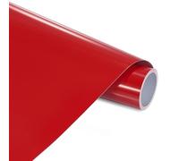 ANT Red Craft Permanent Adhesive Vinyl 12" x 15ft for DIY Project, Decal, Sticker, All Weather Fade Proof, Indoor Outdoor Use for Crafts, Cricut, Silhouette, Expressions, Cameo, Signs