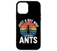 Ant Study Fan Just A Boy Who Loves Ants For Kids Boys Case for iPhone 12 mini