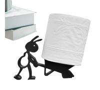 Ant Toilet Roll Paper Holder,Matte Black Toilet Paper Holder,Funny Ant Wheelbarrow Toilets Tissue Holderd Free Standing,Novelty Toilets Roll Holders For Bathroom Kitchen RV Camping Travel Home Guest