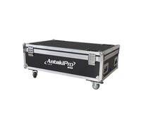 ANTAKIPRO AP-9X6CASE PRO Rolling Road Flight Case 12-Bay Charging Case, 6x6 Storage Compartments, Holds 12 Units AP-9X6PAR Rolling Equipment with Wheels Black