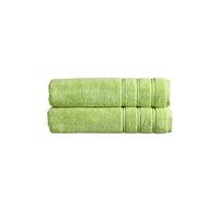 'Antalya' 100% Turkish Cotton 2 Piece Luxury Bath Sheet Set Christy Green One Size