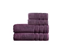 'Antalya' 100% Turkish Cotton 4 Piece Luxury Bath Sheet Set Christy Purple One Size