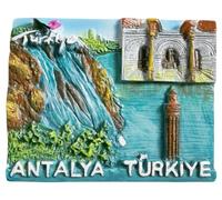 Antalya Türkiye Travel Souvenir Refrigerator Magnets 3D Fridge Decoration Magnet