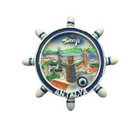 Antalya Turkey 3D Rudder Refrigerator Magnet Travel Sticker Souvenirs,Home & Kitchen Decoration Turkey Fridge Magnet from China