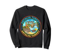 Antalya Turkey Round Travel Souvenir City Tourist Gift Sweatshirt