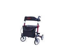 Antar AT51006R Aluminium Foldable Rollator 8 kg, Red