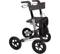 Antar AT51036 Multi-Folding Pneumatic Travel Rollator with Extra Large Wheels