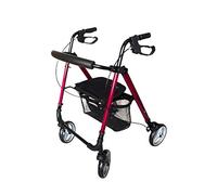Antar AT51112R Ultra Light Rollator 6.40 kg, Red