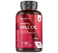Antarctic Krill Oil 1200mg 180 Softgels WeightWorld