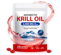 Antarctic Krill Oil 2000mg - 240 Softgels Omega-3 Supplement with EPA, DHA