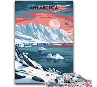Antarctic Majesty Jigsaw Puzzles for Adults Teenagers Jigsaws Puzzle,Help The Brain Exercise Addictive Toys to Cultivate Patience Great Gift (50x75cm)