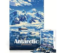 Antarctic Peninsula Landscape 1000 Piece Jigsaw Puzzles for Adults Jigsaw Sharp Brain Good Thick Family Pastime Classic Xmas Gift (38x26cm)