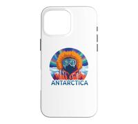 Antarctica Big Red Aurora Graphic Case for iPhone 16 Pro Max