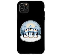Antarctica Bird Xmas Swim Colony Ocean Seabirds Case for iPhone 11 Pro Max