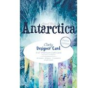 Antarctica - Clarity Designer Card Petite Edition: Decorative Craft Card Pack, Designer Speciality Card for Scrapbooking, Card Making, Printmaking, 250 GSM