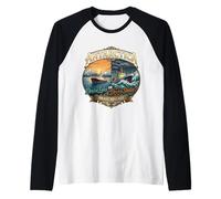 Antarctica Drake Passage Lake Shake I Survived Drake Passage Raglan Baseball Tee