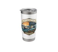 Antarctica Drake Passage Lake Shake I Survived Drake Passage Stainless Steel Insulated Tumbler