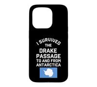 Antarctica Drake Passage Survived to and from Antarctica Case for iPhone 15 Pro