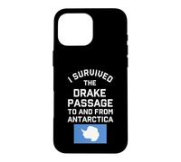 Antarctica Drake Passage Survived to and from Antarctica Case for iPhone 16 Pro Max