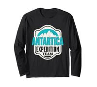Antarctica Expedition Team Retro Continent Antarctica Long Sleeve T-Shirt