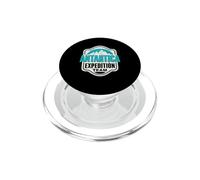 Antarctica Expedition Team Retro Continent Antarctica PopSockets PopGrip for MagSafe