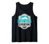 Antarctica Expedition Team Retro Continent Antarctica Tank Top