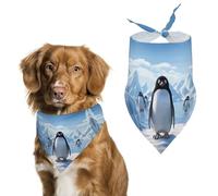Antarctica Ice Dog Bandana Washable & Adjustable Triangle Scarf, Breathable Pet Scarf for Small Medium Large Pets, Cute Fashion Pet Accessory
