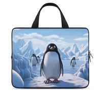 Antarctica Ice Laptop Bags Ultra-Thin, Lightweight & Waterproof 15inch Laptop Sleeve, Durable Neoprene Material, Portable Protective Computer Bag with Hand Strap