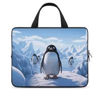 Antarctica Ice Laptop Bags Ultra-Thin, Lightweight & Waterproof 17inch Laptop Sleeve, Durable Neoprene Material, Portable Protective Computer Bag with Hand Strap