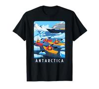 Antarctica Kayaking Adventure with Icebergs Fun Group T-Shirt