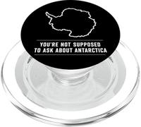 Antarctica Mystery Hidden Land Restricted Access Theory PopSockets PopGrip for MagSafe