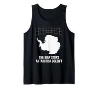 Antarctica Mystery Hidden Land Restricted Access Theory Tank Top