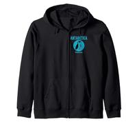 Antarctica Penguin, Antarctic Travel Tops Tees & Accessories Zip Hoodie