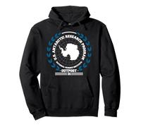 Antarctica - South Pole - Antarctic Circle Outpost 31 Pullover Hoodie