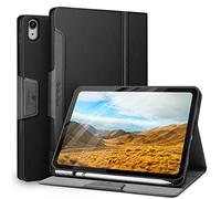 Antbox Case for iPad (A16) 11th Generation 11'' 2025/ iPad 10th Generation 10.9'' 2022 with Built-in Pencil Holder Auto Sleep/Wake Function PU Leather Smart Cover (Black)