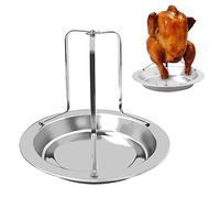 Antcher Stainless Steel Nonstick Chicken Roaster, Roasting Pan for Oven or Barbecue Grill Accessories