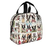 Antcreptson Boston Terrier Lunch Box - Reusable, Leakproof, Insulated, Portable, BPA Free