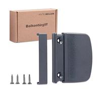 Ante bellum Balcony Door Handle - Versatile Door Handle for Balcony, Patio and Fly Screen Doors, Patio Door, Handle Including Screws, Easy Assembly No Drilling (Anthracite RAL7016)
