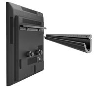 Anteabee No Stud TV Wall Bracket for 32-75 inch TVs, Studless Universal TV Bracket, Max VESA 600x400mm up to 68kg, Low Profile, Tilts 5°, Fits Most LED LCD Flat & Curved TVs, Includes Hardware & Level