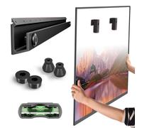 Anteabee Studless TV Wall Bracket, Ultra Slim Wall Mount TV Bracket for 22-55 inch Flat & Curved Screen TVs, Plasterboard TVs Mount up to 45kg, VESA 400x400mm,Tilt 5° No Drill No Tools Easy Install