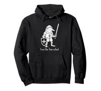 Anteater Knight 'twas the 'tism m'lord Medieval Gen Z Meme Pullover Hoodie